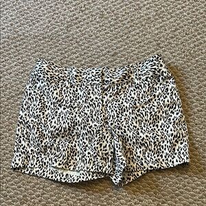 Leopard Print Women's Shorts